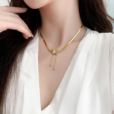 Collana con Farfalla Oro